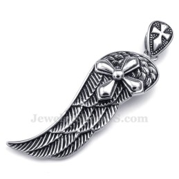 שרשרת תליון נוצה מטיטניום (שרשרת חינם)