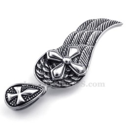 שרשרת תליון נוצה מטיטניום (שרשרת חינם)