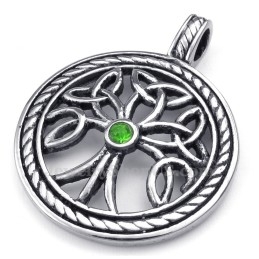 שרשרת תליון טיטניום קלטית (שרשרת חינם)