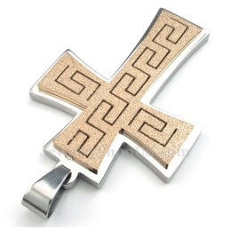 שרשרת תליון צלב טיטניום (שרשרת חינם)
