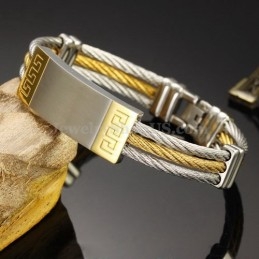 צמיד טיטניום לגברים מהודר C755