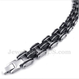 צמיד גומי טיטניום לגברים