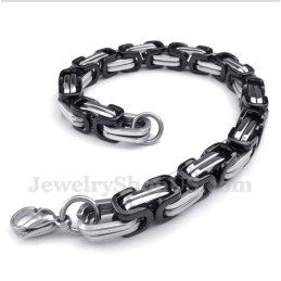 צמיד טיטניום שחור לגברים