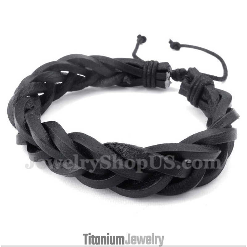 צמיד טיטניום מעור לגברים