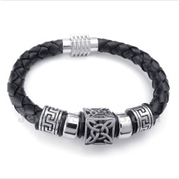 צמיד טיטניום מעור לגברים