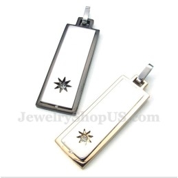 תליון טיטניום לזוג עם שרשרת חינם (זוג אחד)
