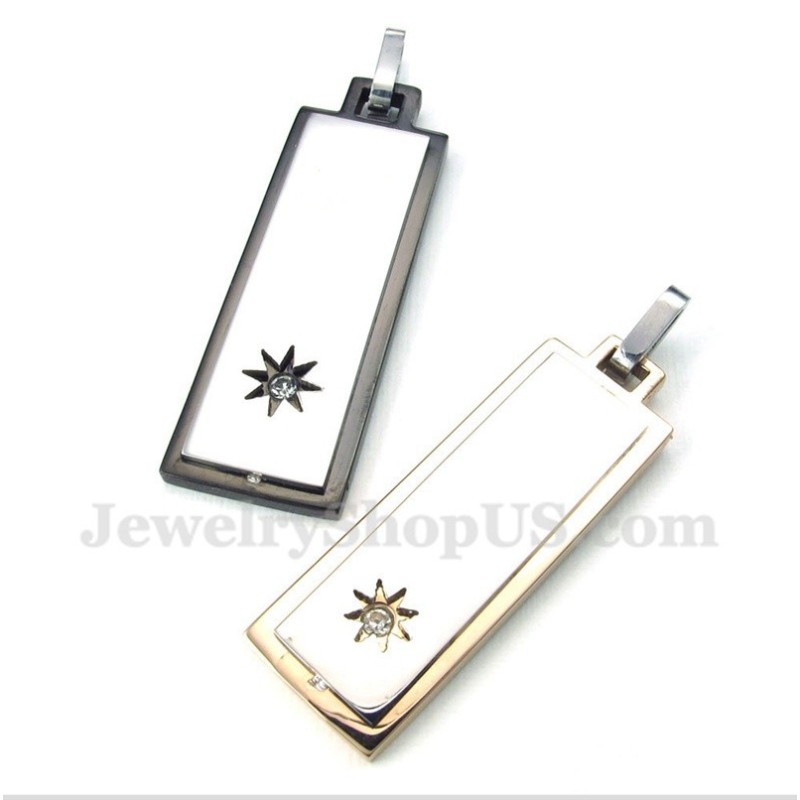 תליון טיטניום לזוג עם שרשרת חינם (זוג אחד)