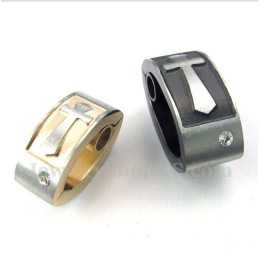 תליון צלב טיטניום לזוג עם שרשרת חינם (זוג אחד)