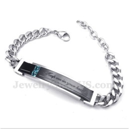 צמיד טיטניום יהלום לגברים לזוג