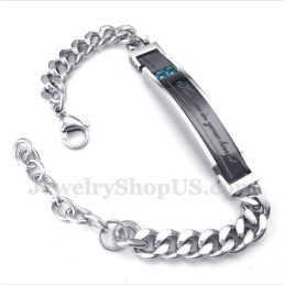 צמיד טיטניום יהלום לגברים לזוג