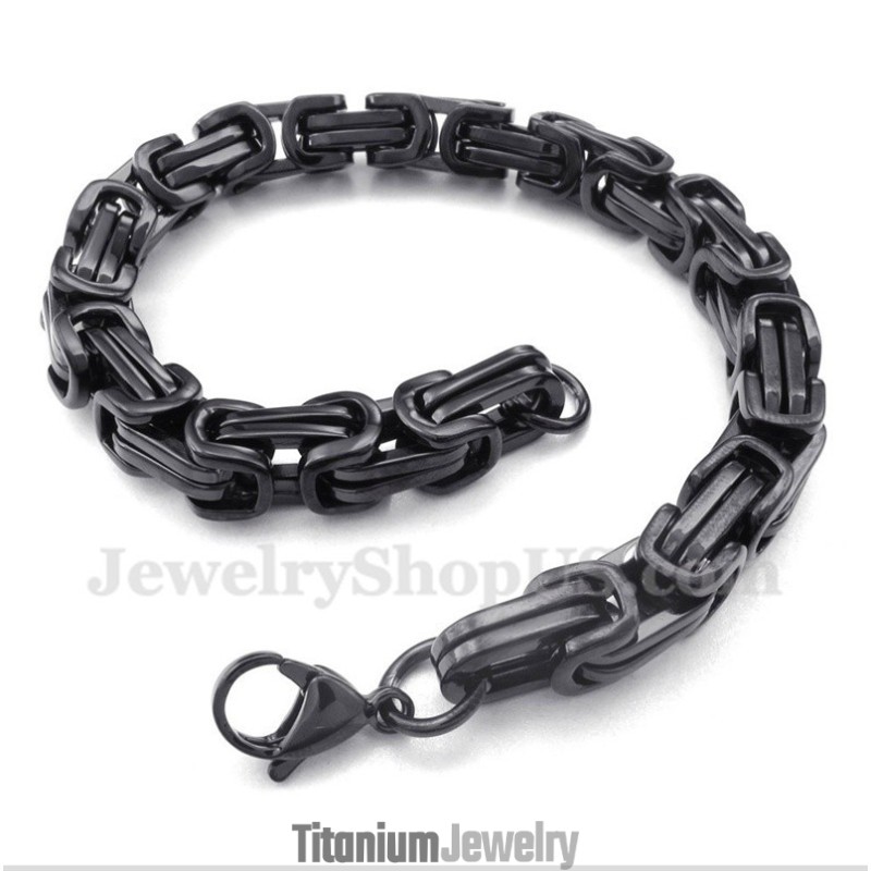 צמיד טיטניום שחור לגברים צמיד טיטניום שחור לגברים