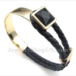 צמיד טיטניום מעור לגברים