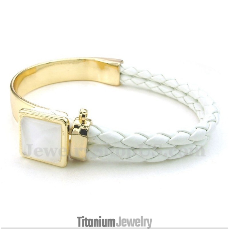 צמיד טיטניום מעור לגברים