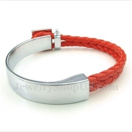 צמיד טיטניום מעור לגברים