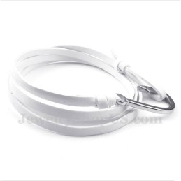 צמיד עור טיטניום לגברים