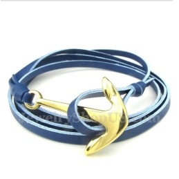 צמיד עור טיטניום לגברים