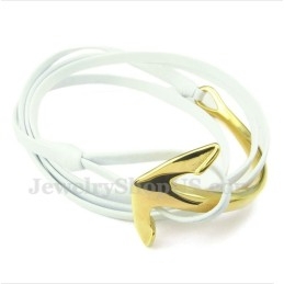 צמיד עוגן מעור טיטניום לגברים