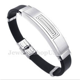 צמיד גומי טיטניום לגברים