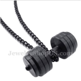 תליון משקולות טיטניום לגברים עם שרשרת חופשית