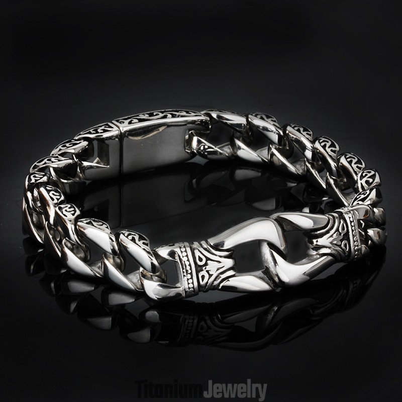 צמיד טיטניום לגברים שיקי למכירה