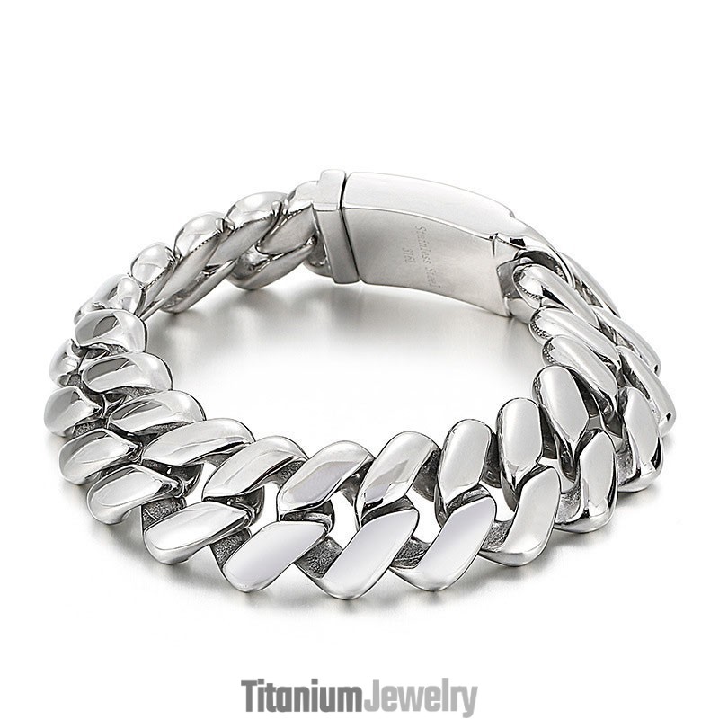 צמיד טיטניום בצורת יהלום Chic Wind