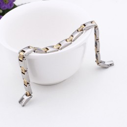 צמיד טיטניום מגנט יהלום לגברים ולנשים