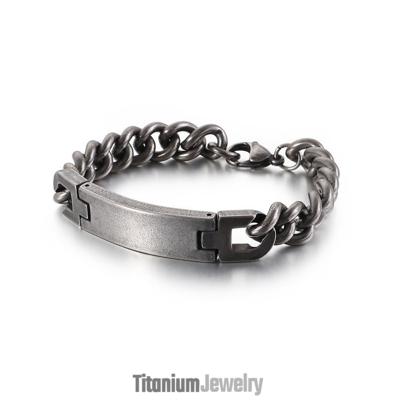 צמיד טיטניום לגברים Fashion Bend צמיד טיטניום לגברים Fashion Bend