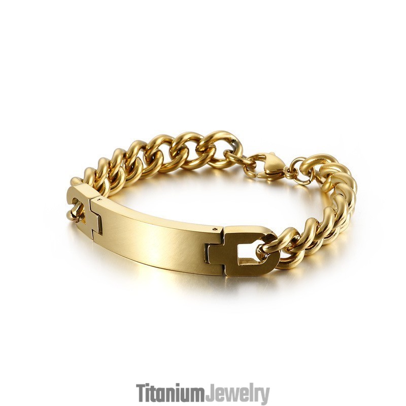 צמיד טיטניום לגברים Fashion Bend