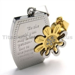 שרשראות ללא תליוני טיטניום של Golden Lovers