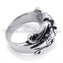 טבעת טיטניום צלב