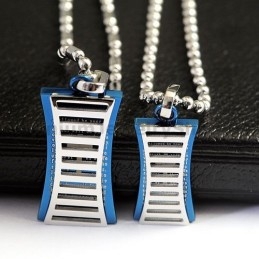 תליוני טיטניום לאוהבים מתנות ליום האהבה - שרשראות חינם