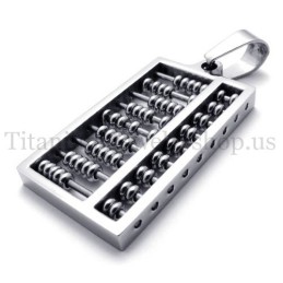 תליון טיטניום מכסף אבקוס