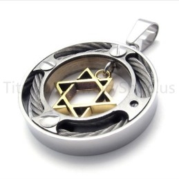 תליון טיטניום הקסגרמה חדש