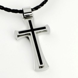 תליון צלב לגברים מטיטניום טהור 01