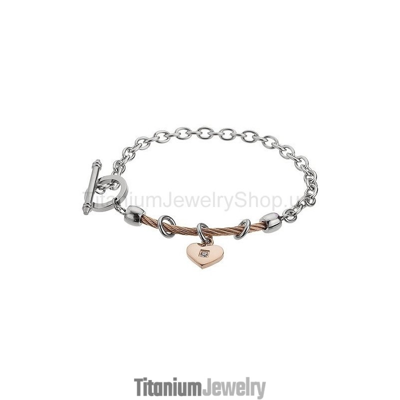 צמיד טיטניום כבלים מתוק