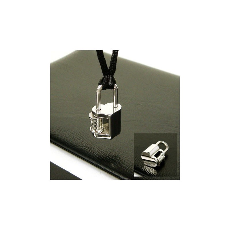 שרשרת תליון טיטניום טהור של Cool Man Love Lock
