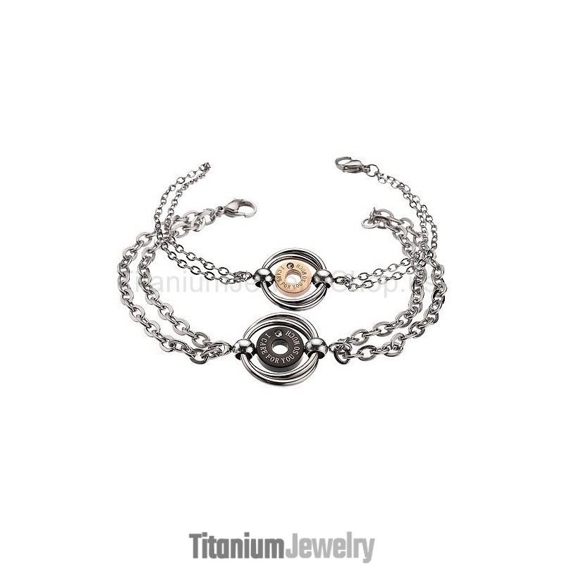 צמידי טיטניום לאוהבים של I do not miss you