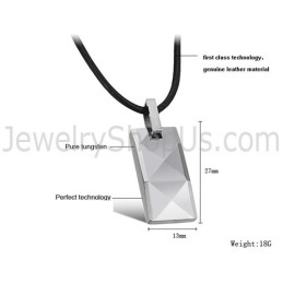תליון כסף טונגסטן בעיצוב רב-גוני מורכב C630