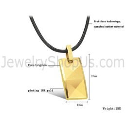תליון טונגסטן זהב ליטוש גבוה C630