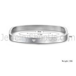 צמידי זוג "Foreverlove" מרובעים של טטניום C865