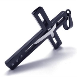 שרשרת וקופסה ללא תליון פלדה של Cool Man Cross S