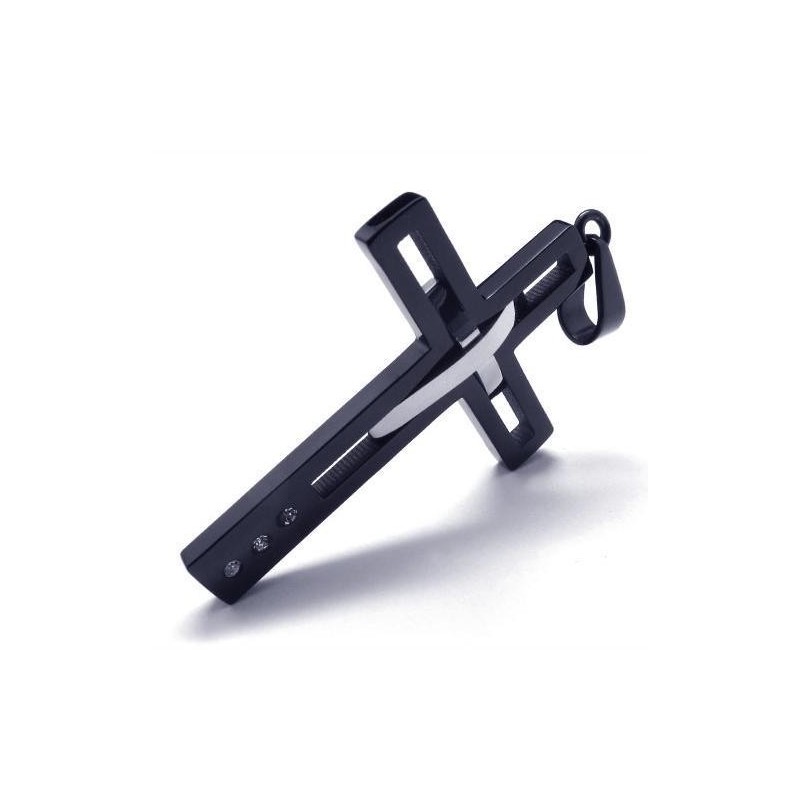 שרשרת וקופסה ללא תליון פלדה של Cool Man Cross S שרשרת וקופסה ללא תליון פלדה של Cool Man Cross S