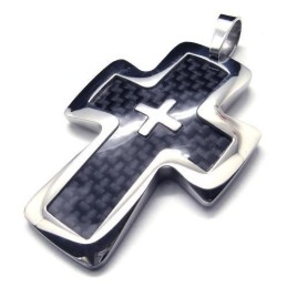 שרשרת וקופסה ללא תליון פלדה של Cool Man Cross S
