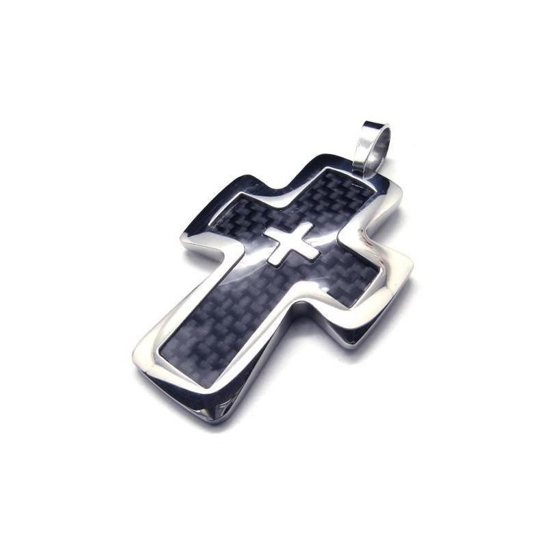 שרשרת וקופסה ללא תליון פלדה של Cool Man Cross S שרשרת וקופסה ללא תליון פלדה של Cool Man Cross S