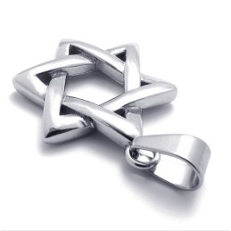 תליון טיטניום הקסגרמה בר מזל