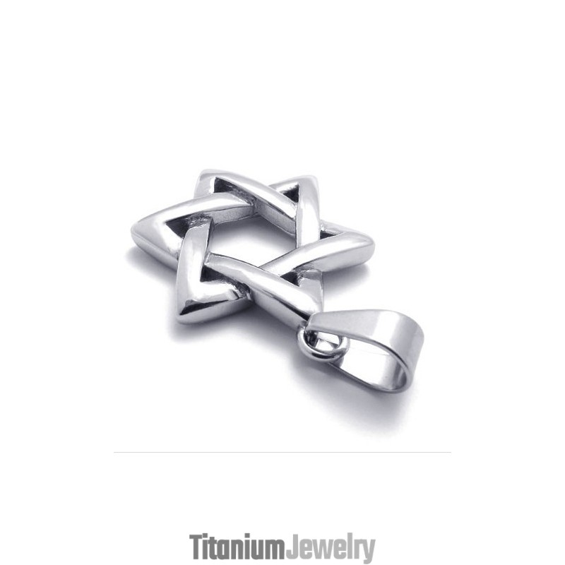 תליון טיטניום הקסגרמה בר מזל