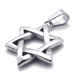 תליון טיטניום הקסגרמה בר מזל