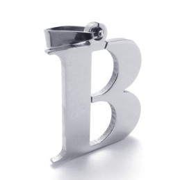 תליון טיטניום עם האות "B"