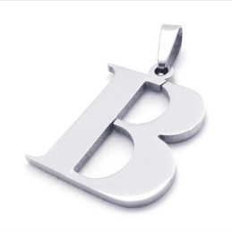 תליון טיטניום עם האות "B"