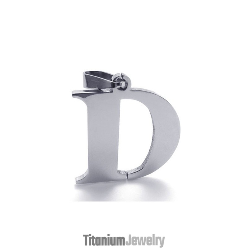 תליון טיטניום עבור "D" תליון טיטניום עבור "D"